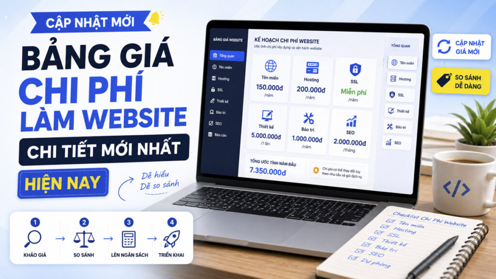 Chi phí làm web avt