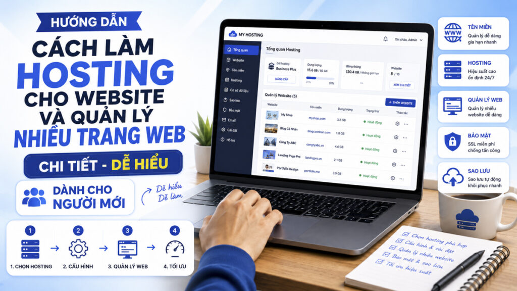 Làm hosting cho website avt