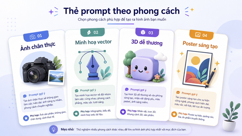 Cách viết mô tả prompt cho ảnh Canva