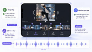 Edit video giật giật bằng CapCut AI