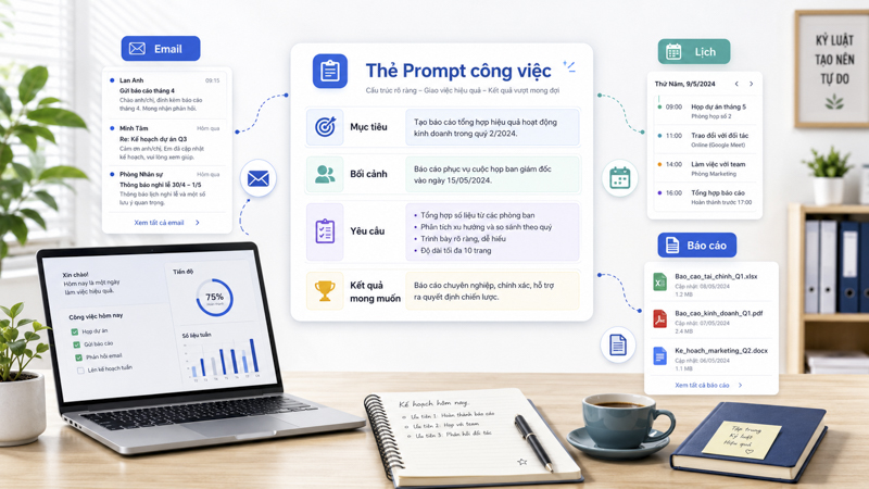 Mẫu lệnh ChatGPT cho văn phòng và email