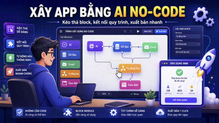 Dùng AI Tạo Ứng Dụng Nhỏ Không Cần Code Cho Người Mới