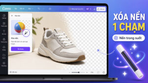 Xóa nền một chạm với Canva AI