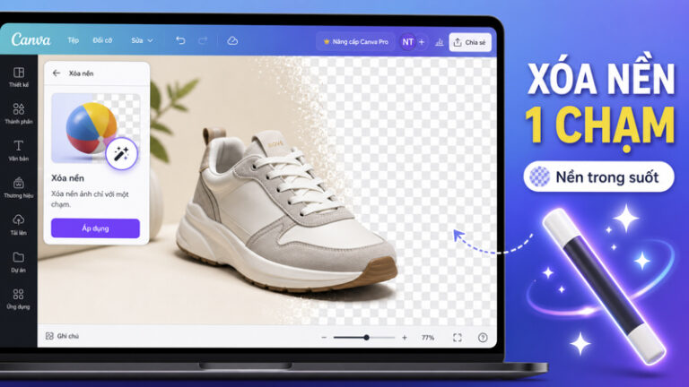 Cách Xóa Nền Một Chạm Với Canva AI Cho Người Mới