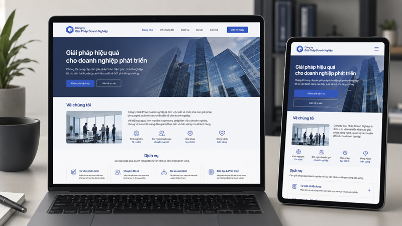 Cách lập trang web công ty