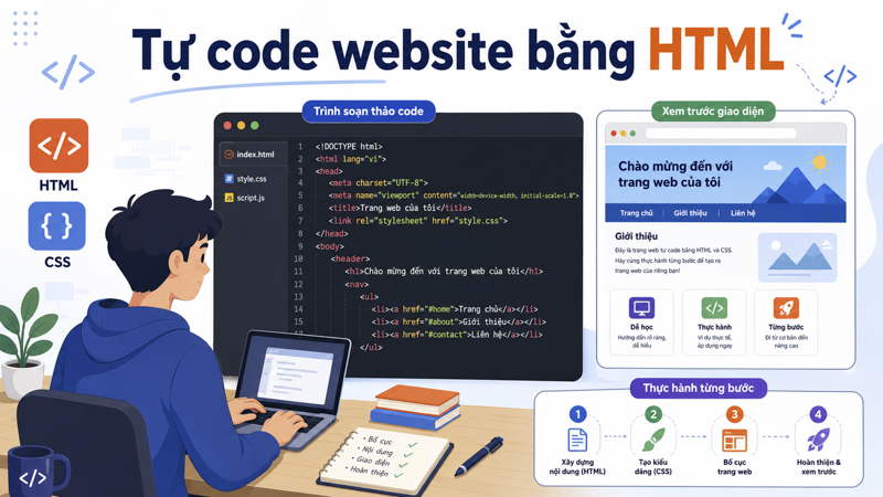 cách lập trình một trang web