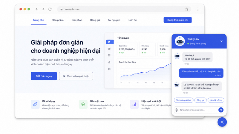 Cách tạo chatbot cho website