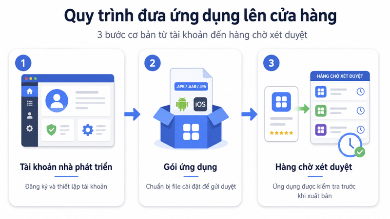 Đưa app lên CH Play và App Store