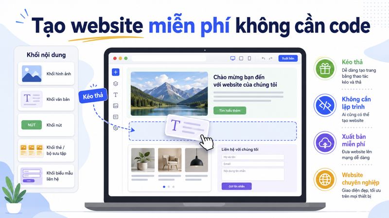 Dùng google sites tạo website miễn phí