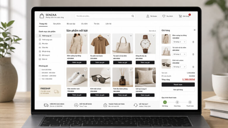 Cách Tạo Website Bán Hàng Online Chuyên Nghiệp
