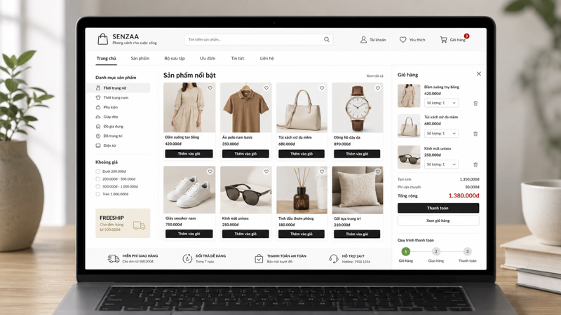 Tạo website bán hàng