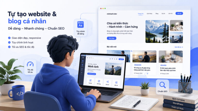 Cách Tạo Website Cá Nhân Và Blog Chuyên Nghiệp