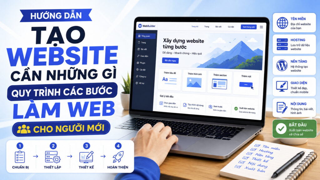 tạo website cần gì avt