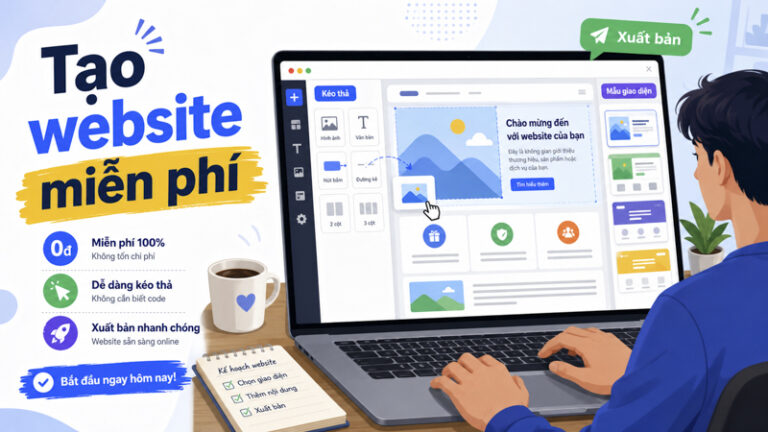 Tạo Website Miễn Phí: Hướng Dẫn Đơn Giản Nhanh Chóng