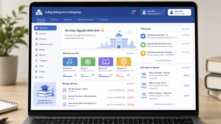 Cách Tạo Website Cho Trường Học Chuẩn, Dễ Quản Lý