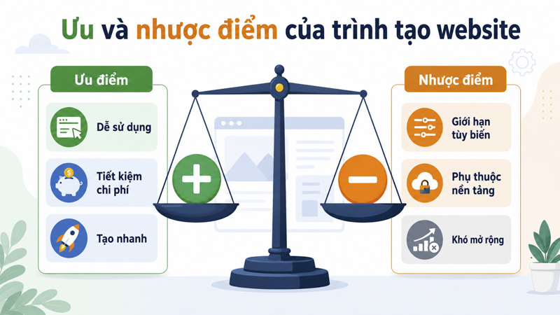 Ưu nhược điểm của nền tảng Wix