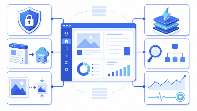 Bảo mật tốc độ SEO và sao lưu WordPress