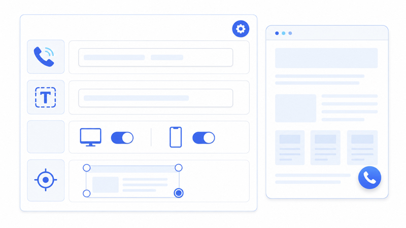 Cấu hình plugin nút gọi WordPress