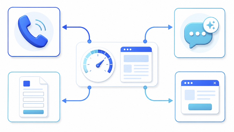 Chọn nút gọi chatbot form hoặc popup