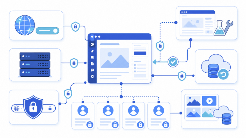 Chuẩn bị hạ tầng cho website tin tức