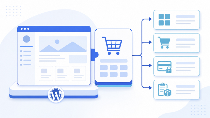 WordPress và WooCommerce hoạt động cùng nhau