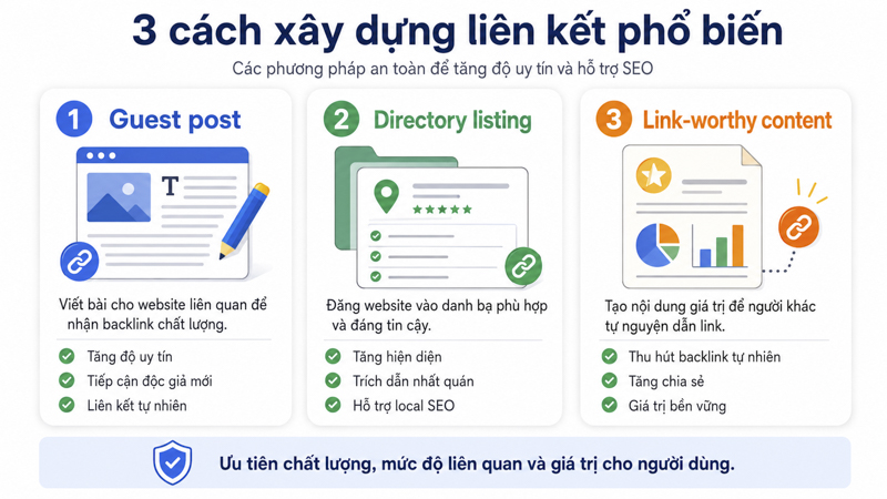 Cách tạo backlink an toàn