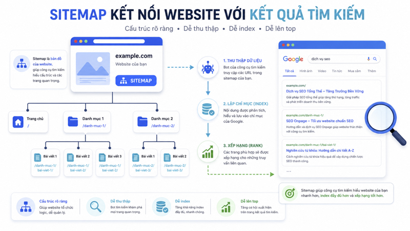 Tạo sitemap cho website