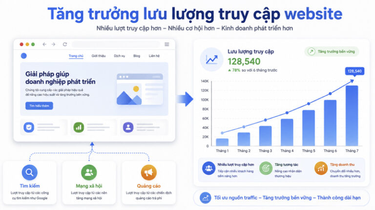 Cách làm tăng lượt truy cập cho website